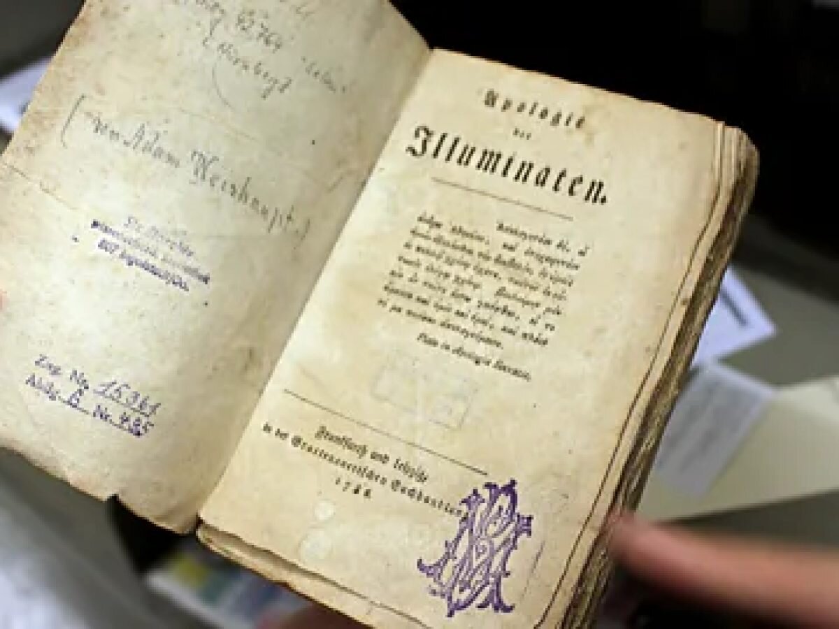 An open historical book